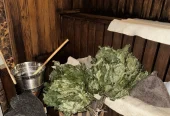 Большая сауна с бассейном и банкетным залом в Калининграде — парная, фитобочка, караоке