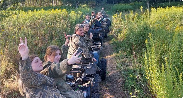 Квадроциклы 300 и 500 куб.см — одноместный и двухместный. Поездки по бездорожью 12–15 км