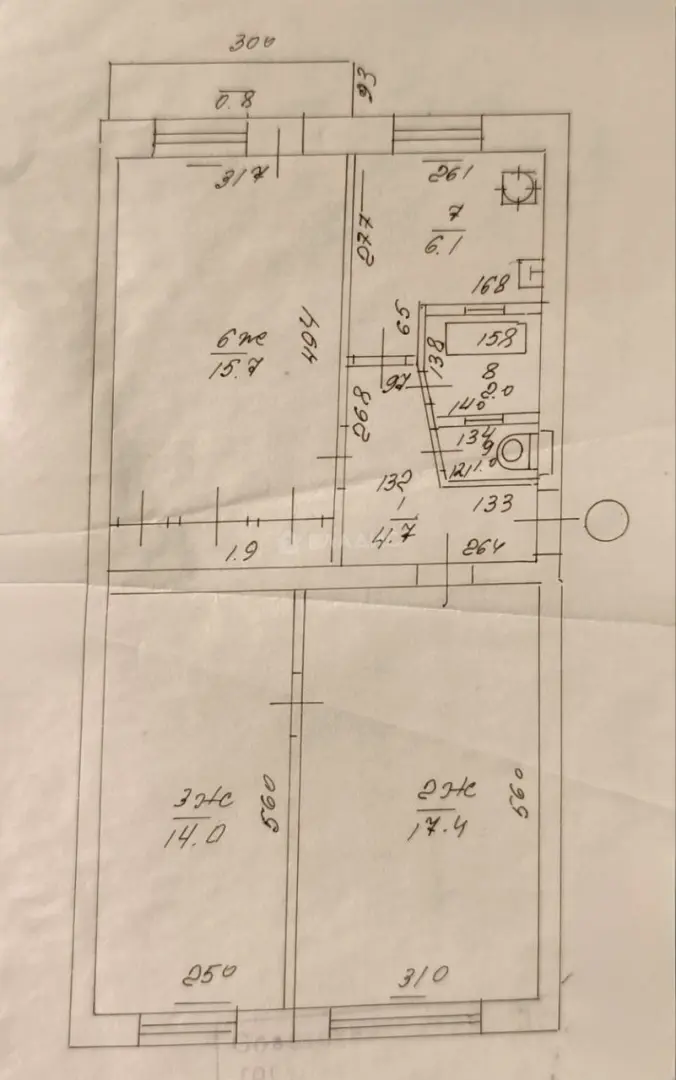 Продается 3-комн. квартира, 63.6 м²