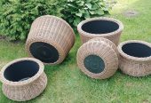 Продам кашпо из ротанга, объём от 12л. до 60л.