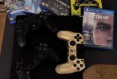 PS4 Slim на 500GB. Состояние хорошее