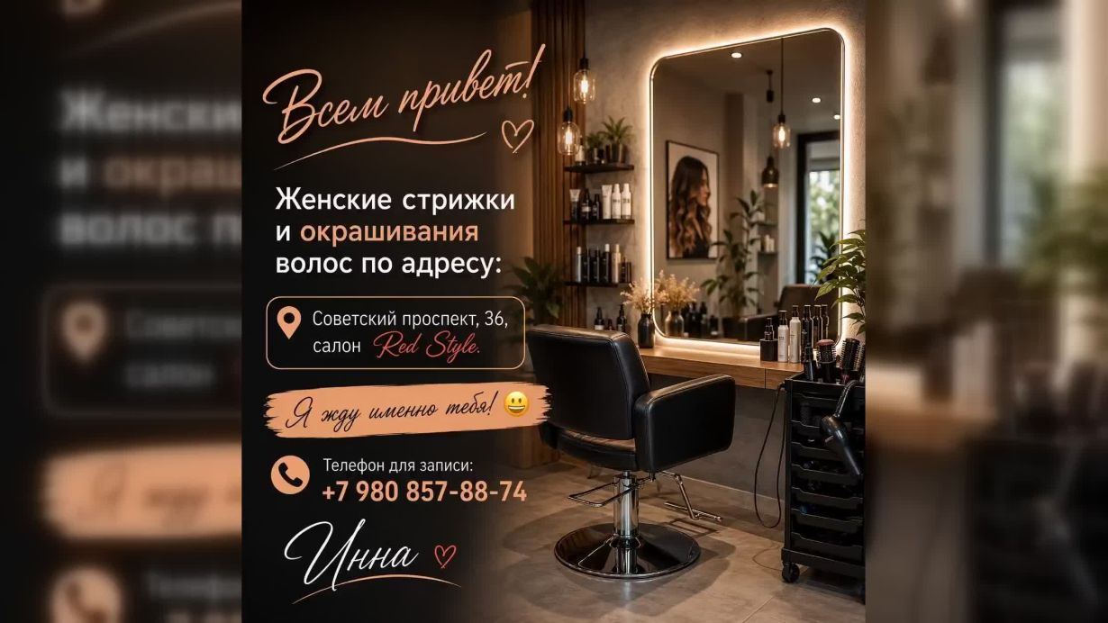 Red Style. Женские стрижки и окрашивания волос