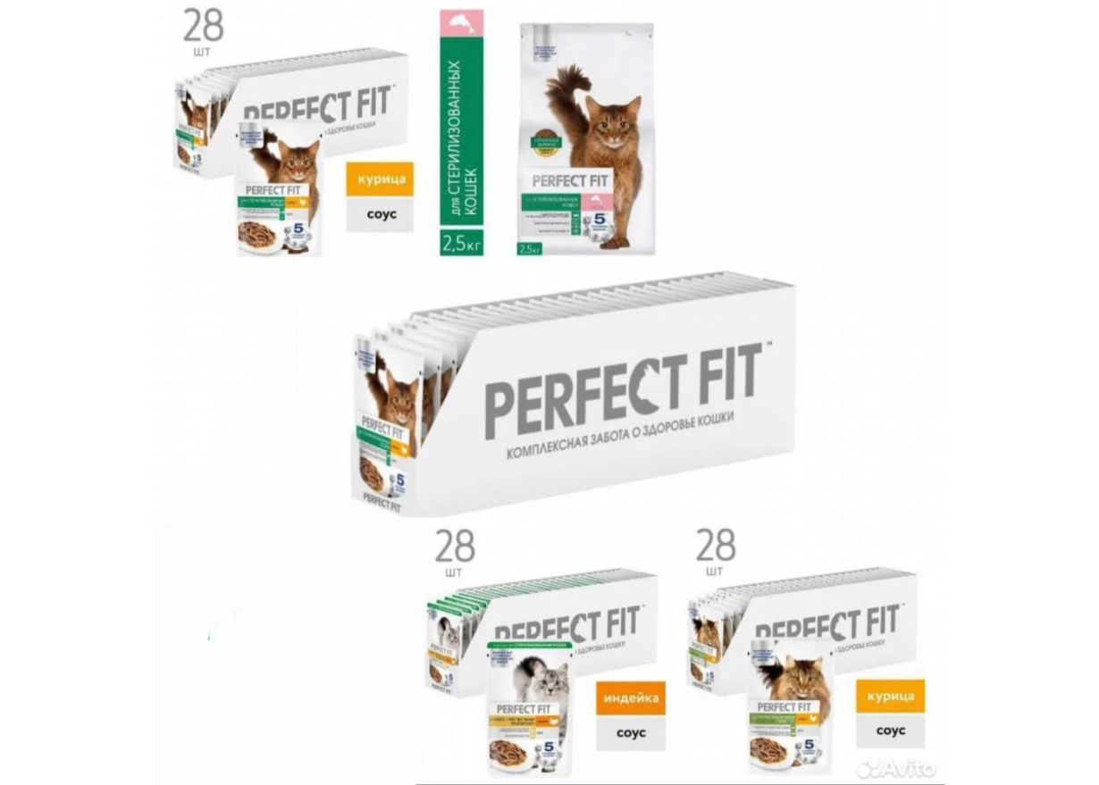 Корм для кошек Perfect fit