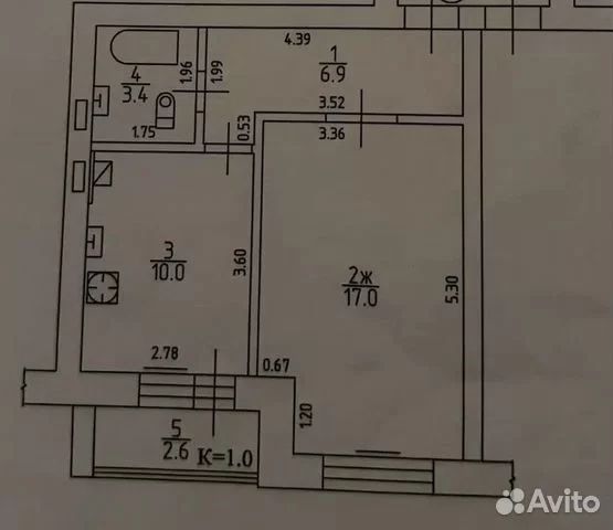 Продается 1 кoмнaтнaя квapтиpa в Чкаловске