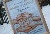 Семейные постеры с ручками детей, вашими именами и датами рождения