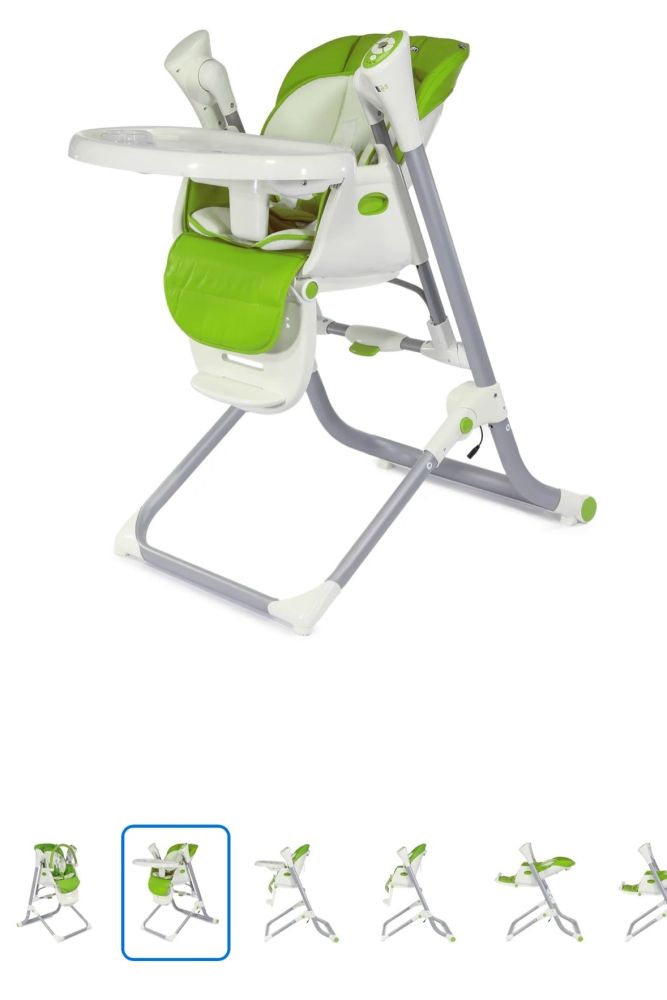 Продам стульчик-качели Babyton 2в1 Green с пультом Д/У