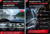 Антидождь для передней полусферы авто