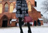 Продам шубу натуральную из меха чернобурой лисы. Размер 44-46